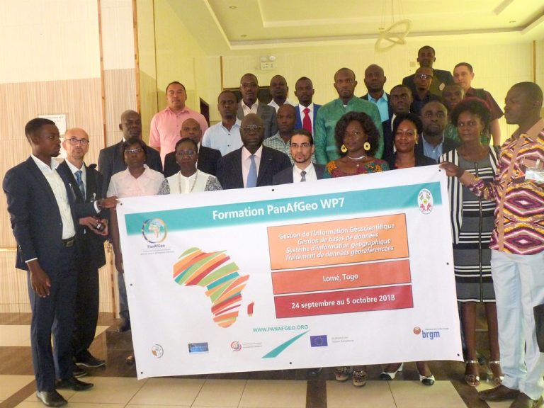 Geoscientific Information Management – Completion of training WP7-A2, Lomé, Togo – 20 Sep – 5 Oct 2018