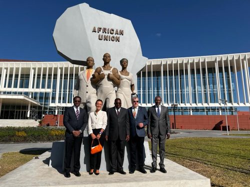 AU Commissioner meets joint EU-Africa PanAfGeo and AfricaMaVal delegation