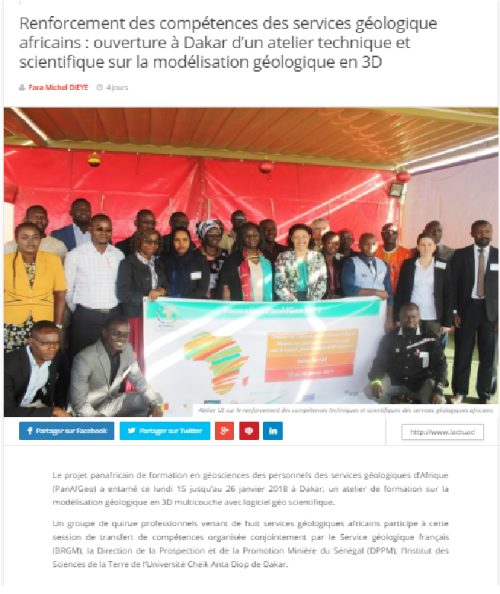 Report of Geoheritage Session WP6-2: Dodoma, Tanzania, 14-19 May 2018