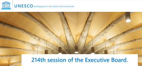 Contribution of the Delegation of Togo to the UNESCO Executive Board Session