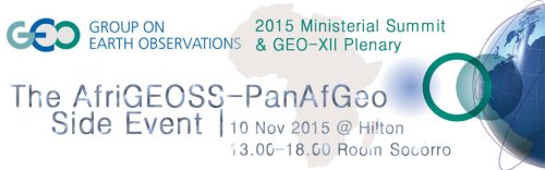 PanAfGeo at the AfriGEOSS Side Event