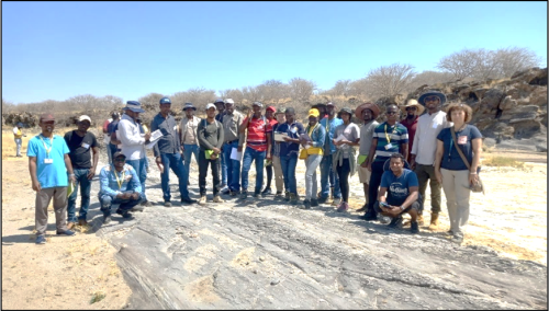 The first training session of PanAfGeo-2 Field Geoscientific Mapping (WP-A) in Namibia