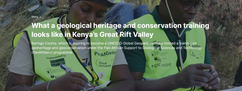 PanAfGeo+ Featured by UNESCO: Geoheritage Training Session in Kenya’s Great Rift Valley