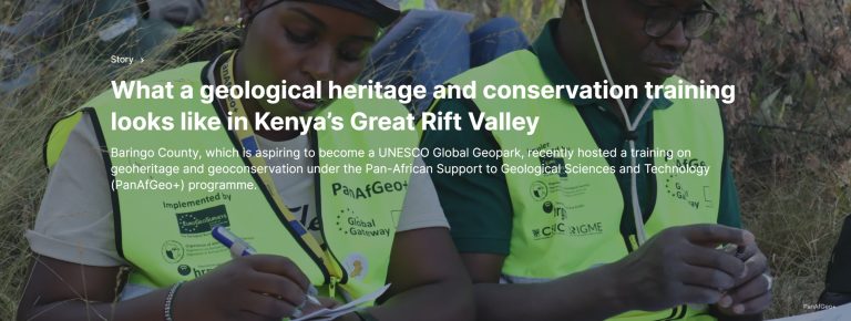 PanAfGeo+ Featured by UNESCO: Geoheritage Training Session in Kenya’s Great Rift Valley