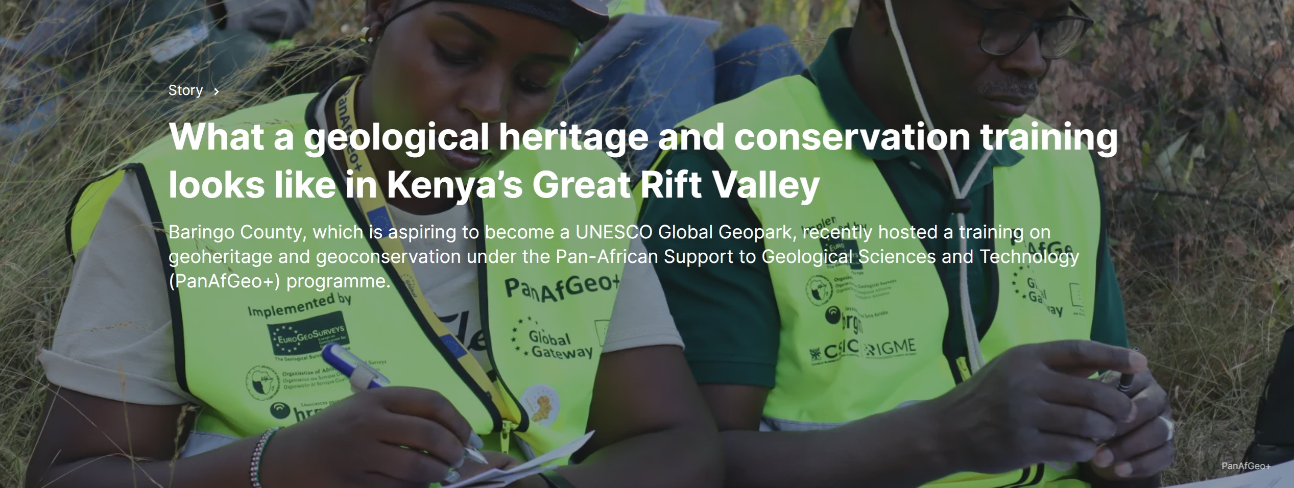 PanAfGeo+ Featured by UNESCO: Geoheritage Training Session in Kenya’s Great Rift Valley